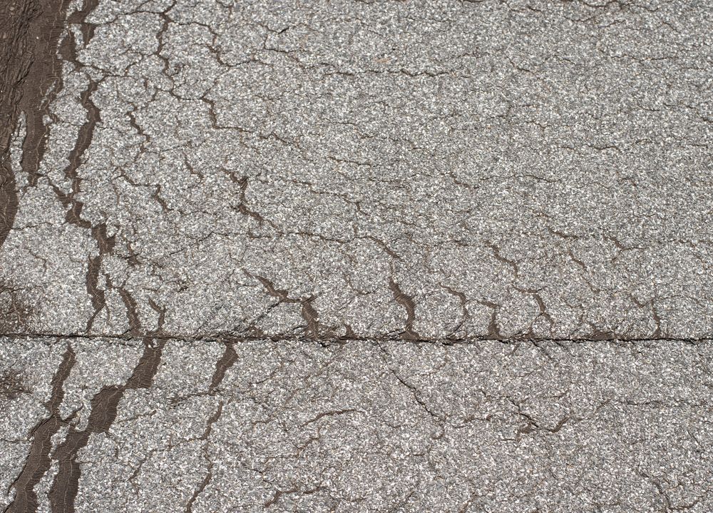 Losliggend dakleer op plat dak in Lent